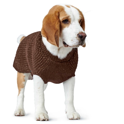 Hunter Finja Hundstickad Tröja Med Inbyggd Reflex Mocca Brown